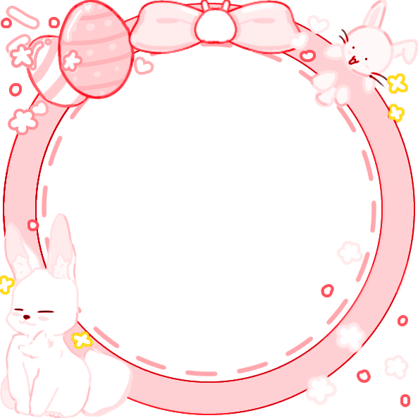 pastel red easter decor by teto Decoration